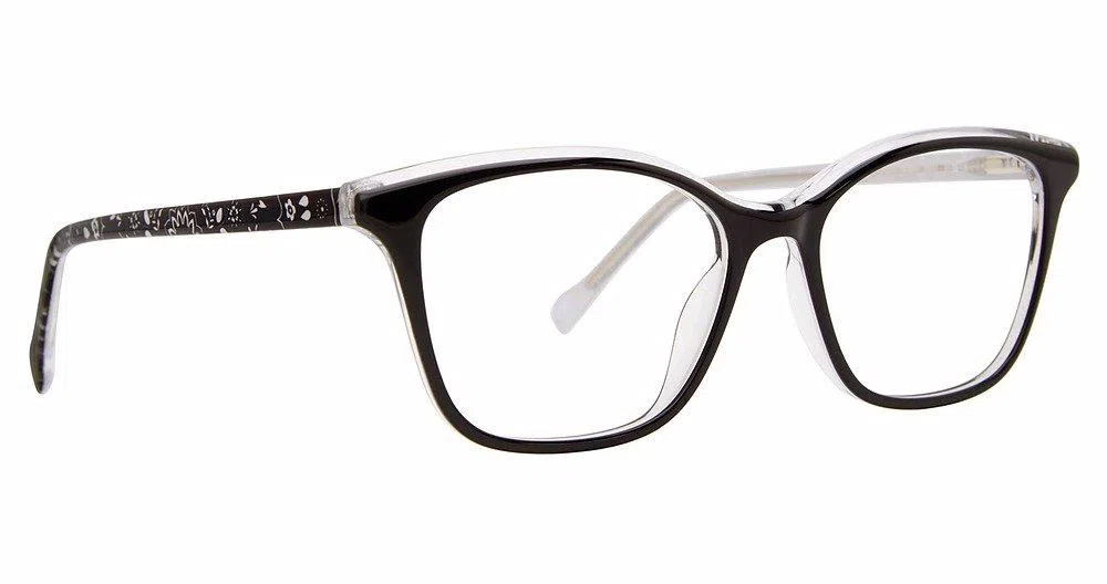 Vera Bradley VBSage Eyeglasses - Black Bandana Medallion - view 5
